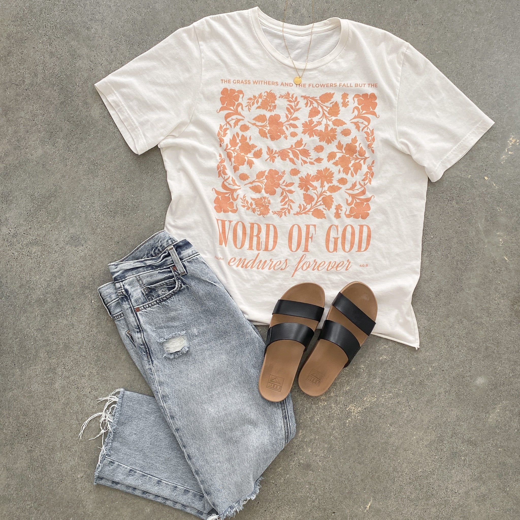 Word Of God Tee | Terracotta