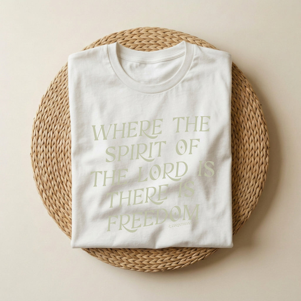 Spirit of the Lord Tee | Sage